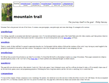 Tablet Screenshot of mountaintrail.us